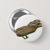 De crocoduck ronde button 5,7 cm (Voorkant /achterkant)