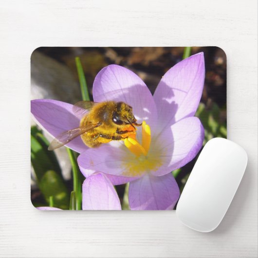 DE CROCUS-TASTER # 2 ~ Mousepad Muismat (Met muis)