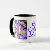 DE CROCUSTASTER ~ Monogram Ringer Mok (Voorkant links)