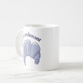 De croissant koffiemok (Voorkant links)