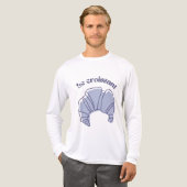De croissant Tri-Blend shirt (Voorkant)