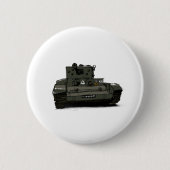 De Cromwell Cruiser Tank Ronde Button 5,7 Cm (Voorkant)