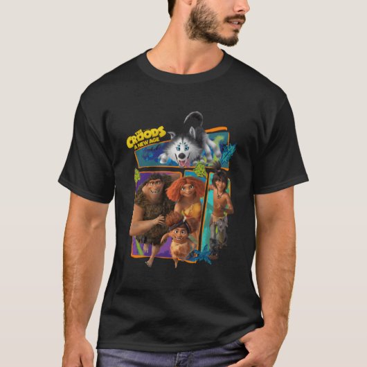 De Croods 2 Groep T-shirt (Voorkant)
