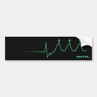De Crossover EKG Bumpersticker