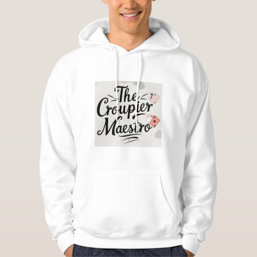 De Croupier Meester Hoodie (Voorkant)
