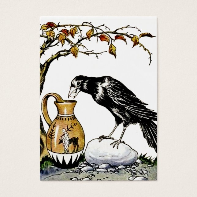 De Crow en de Pitcher Profile Card Visitekaartjes (Voorkant)