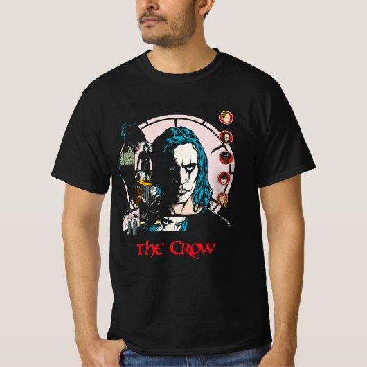 De Crow Movie Soft, het Crow Poster, 90s Movie T-shirt (Voorkant)