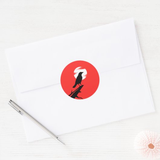 De Crow sticker (Envelop)