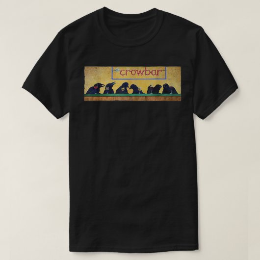 De Crowbar Night Caricature Grafische Art Alco T-shirt (Design voorkant)