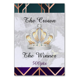 De Crown Winner Card Kaart