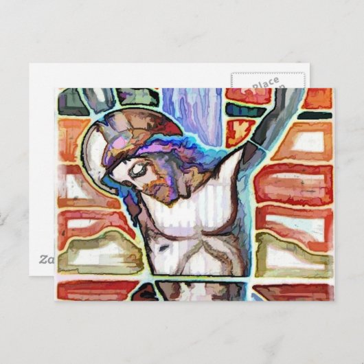 DE CRUCIFIXIE BRIEFKAART (Voorkant / Achterkant)