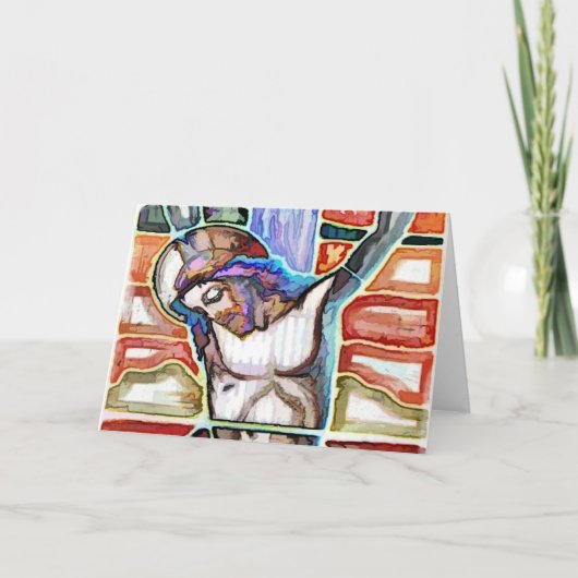 DE CRUCIFIXIE FEESTDAGEN KAART (Voorkant)