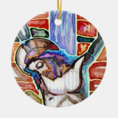 DE CRUCIFIXIE KERAMISCH ORNAMENT (Voorkant)