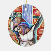 DE CRUCIFIXIE KERAMISCH ORNAMENT (Links)