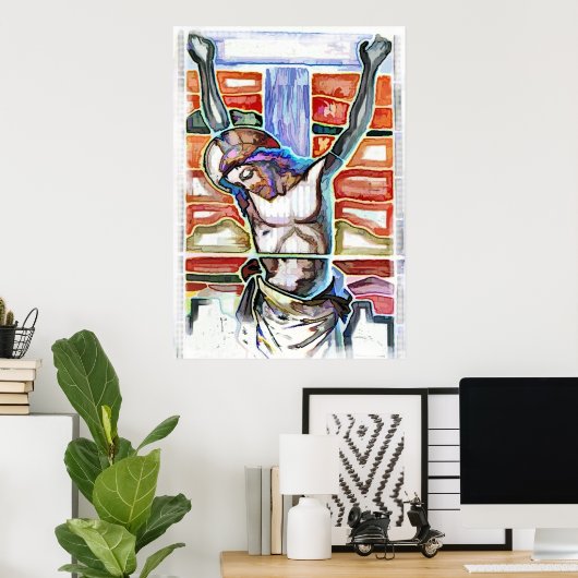 DE CRUCIFIXIE POSTER (Thuiskantoor)