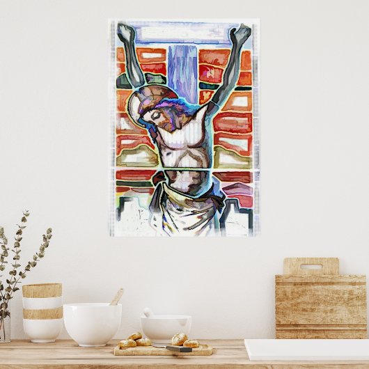 DE CRUCIFIXIE POSTER (Keuken)