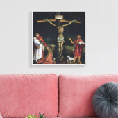 DE CRUCIFIXIE VAN DE ISENHEIM ALTAR PIECE. CANVAS AFDRUK (Insitu (Woonkamer))