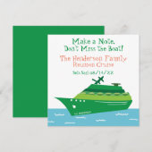 De Cruise van de Reunion sparen de Datum (Voorkant / Achterkant)