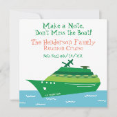 De Cruise van de Reunion sparen de Datum (Voorkant)