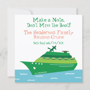 De Cruise van de Reunion sparen de Datum