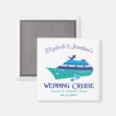 De Cruise van het huwelijk sparen de Datum Magnet (Voorkant / Achterkant)