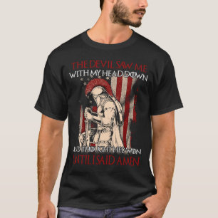 De Crusader de Duiil zag me een nachtMalplaatje T-shirt