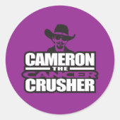 De Crusher Sticky Ronde Sticker (Voorkant)