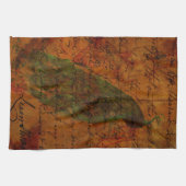 De Cry van de Peacock Theedoek (Horizontaal)