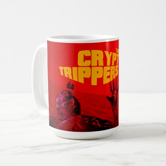 De Crypt Trippers Koffiemok (Voorkant links)