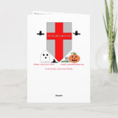 "De crypte van Tiny Tim" Hallowe’en Kaart (Achterkant)