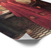 De Crystal Ball van Waterhouse Poster (Hoek)