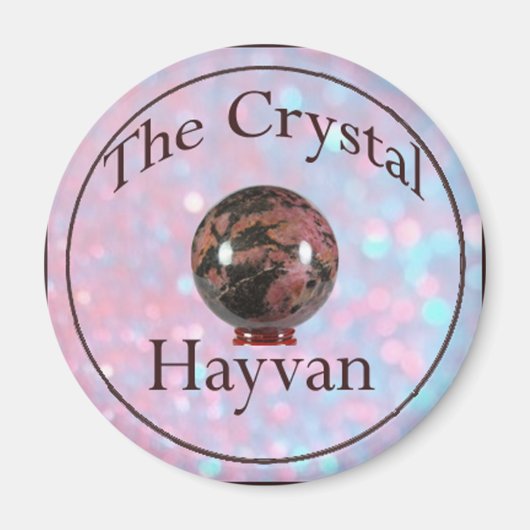 De Crystal Hayvan Magnet (Voorkant)