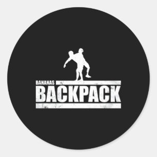 De Ct Challenge Bananas-rugzak Ronde Sticker