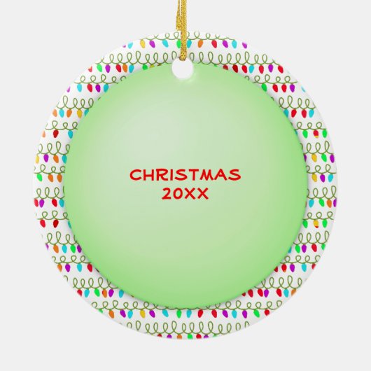 De Cubaanse Kantoor Man Funny Personalized Keramisch Ornament (Achterkant)