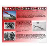 De Cubaanse rakettencrisis Foto Afdruk (Voorkant)