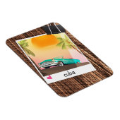 De Cubaanse reisposter van de oldtimers van de aut Magneet (Rechterzijde)