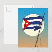De Cubaanse revolutie! Feestdagenkaart (Voorkant / Achterkant)