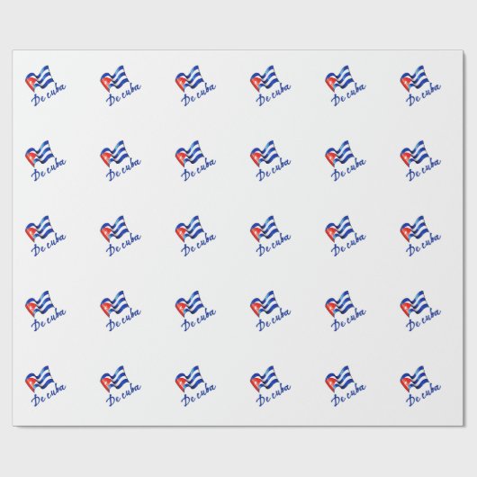 De Cubaanse vlag 🇨 Cadeaupapier (Vlak)