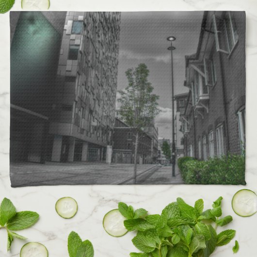 De Cube Birmingham Theedoek (Gevouwen)