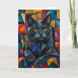 De Cubistische Kat Kaart