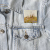 De Cuckoo Vierkante Button 5,1 Cm (In situ)