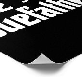 De Cue Father Funny Pool Billiards Player Gift Poster (Hoek)