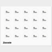 De Cuefather Billard Snooker Pool Billardplayer C Ronde Sticker (Vel)