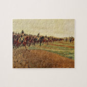De Cuirassiers voor hun lading bij de slag Legpuzzel (Horizontaal)