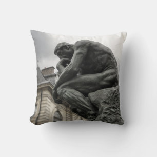 De culptuur van Thinker Rodin Paris Kussen