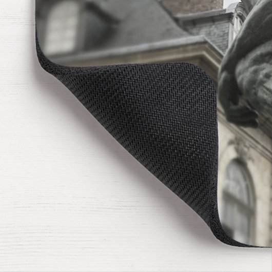 De culptuur van Thinker Rodin Paris Muismat (Hoek)