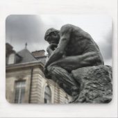 De culptuur van Thinker Rodin Paris Muismat (Voorkant)