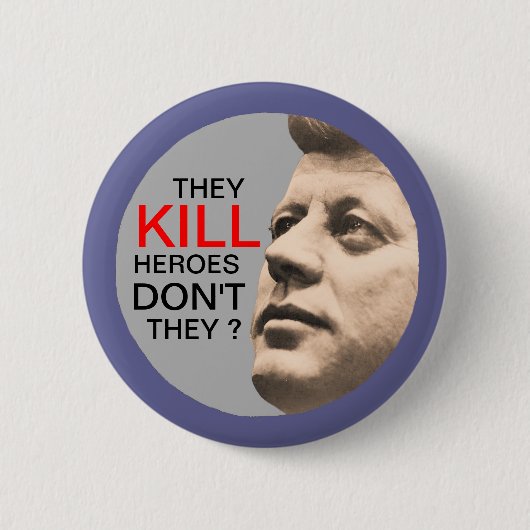 De Cult of JFK Ronde Button 5,7 Cm (Voorkant)