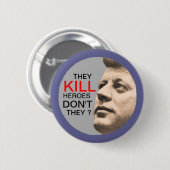 De Cult of JFK Ronde Button 5,7 Cm (Voorkant /achterkant)
