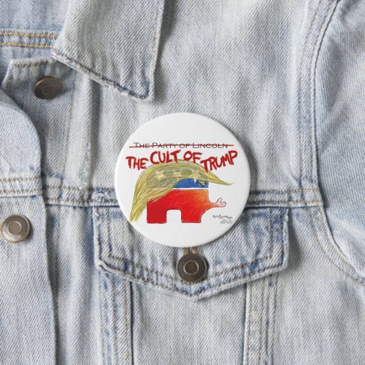 De Cult of Trump Button (In situ)